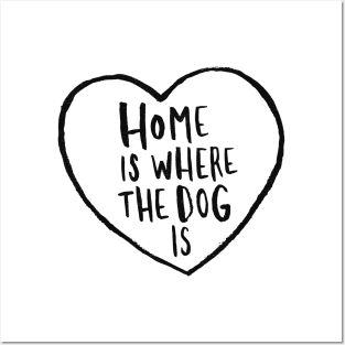 Home Is Where The Dog Is Posters and Art